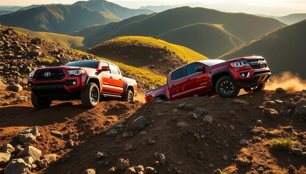 off-road capabilities Tacoma vs Colorado