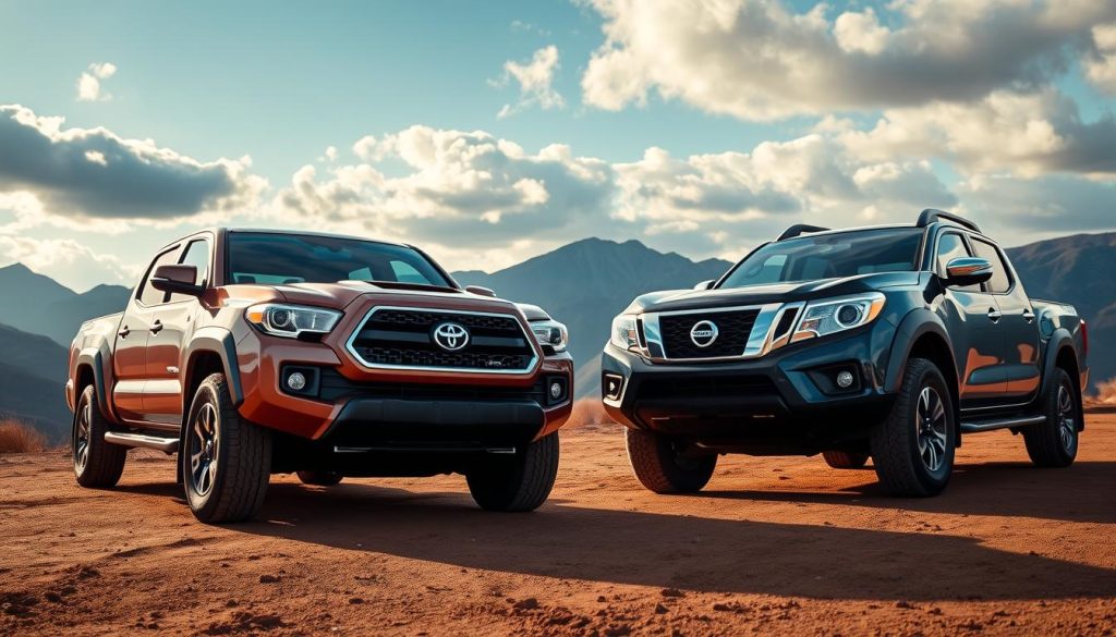 performance comparison Tacoma Frontier